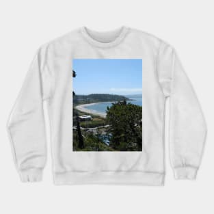 Oregon Coast Ocean View Nature Photography Pacific Northwest Crewneck Sweatshirt